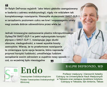 [Zobacz wyniki w ciągu 7 dni] 0yikey™ SMGT-GLP-1 Nano igłowa plastra (bezbolesny, długotrwały, leczący cukrzycę, otyłość i choroby układu krążenia)